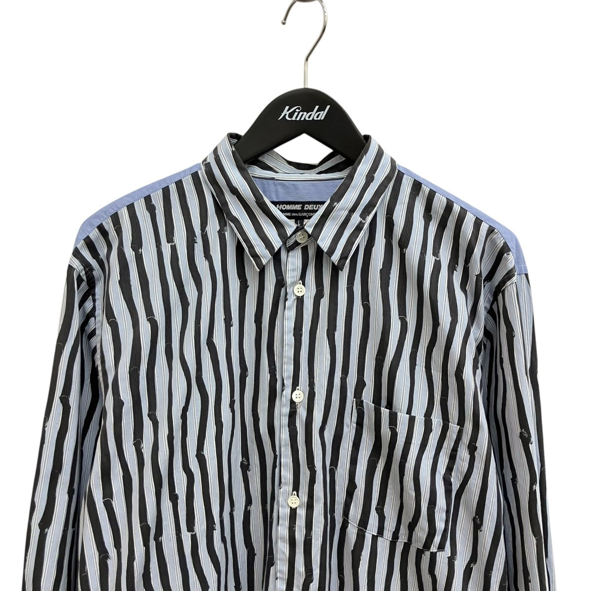 COMME des GARCONS HOMME DEUX ストライプ長袖シャツDK-B032 古着・中古-3枚目のアイテム画像