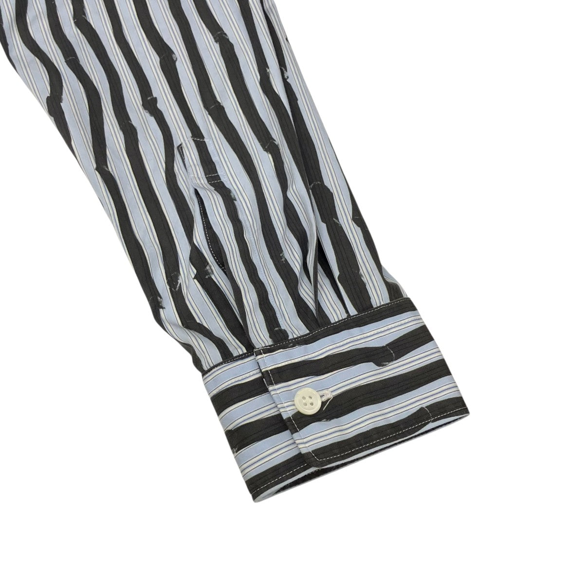 COMME des GARCONS HOMME DEUX ストライプ長袖シャツDK-B032 古着・中古-4枚目のアイテム画像