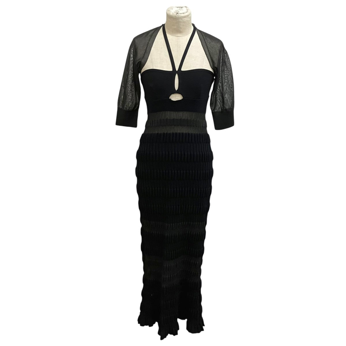 FETICO STRIPE KNIT DRESSニットドレスFTC232-0701 古着・中古-1枚目のアイテム画像