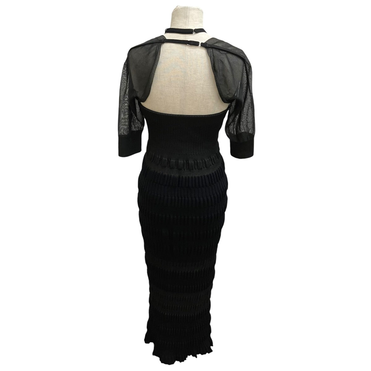 FETICO STRIPE KNIT DRESSニットドレスFTC232-0701 古着・中古-2枚目のアイテム画像