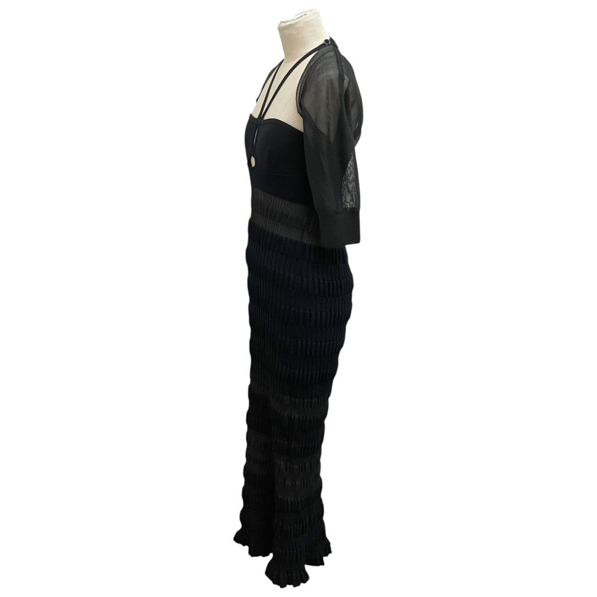 FETICO STRIPE KNIT DRESSニットドレスFTC232-0701 古着・中古-3枚目のアイテム画像
