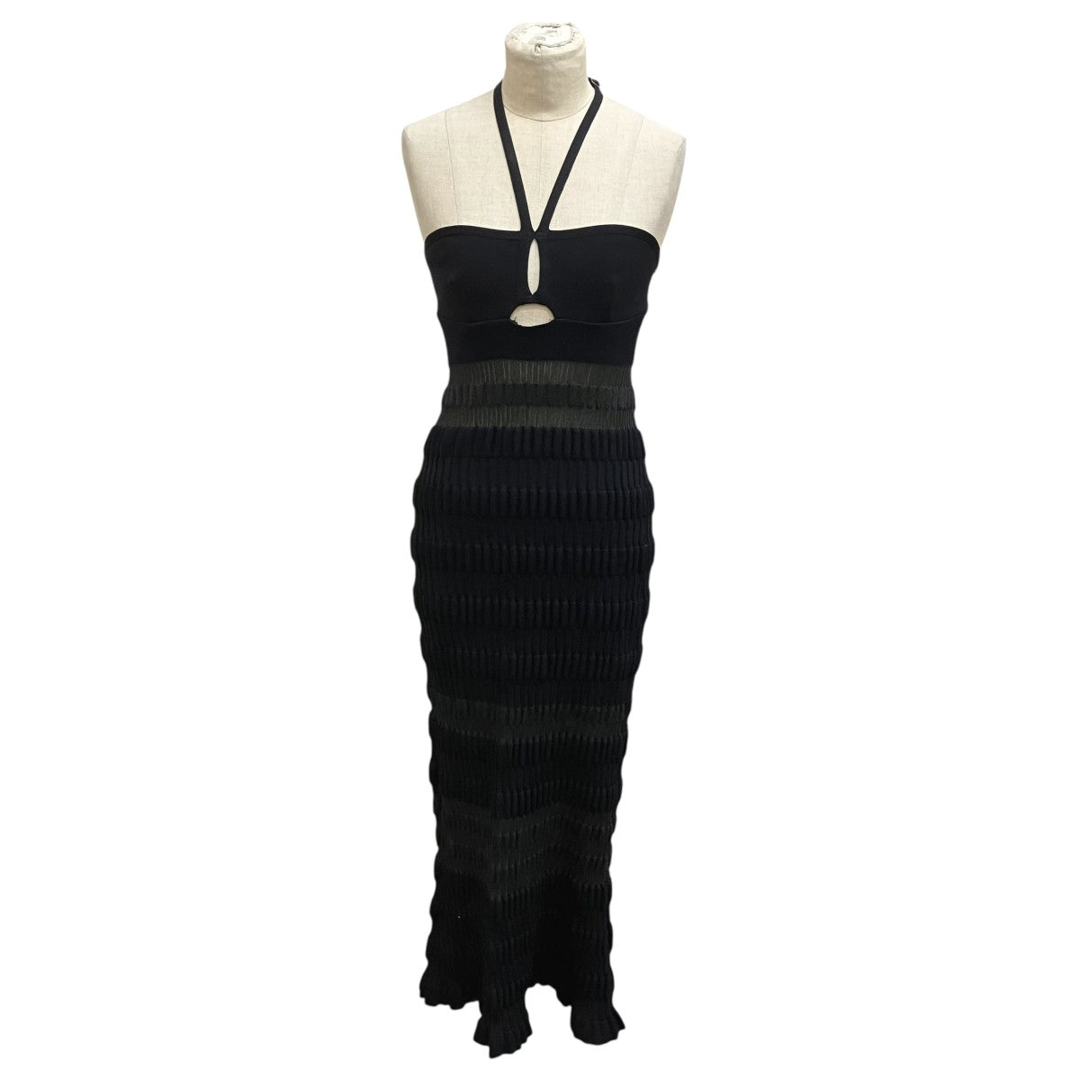 FETICO STRIPE KNIT DRESSニットドレスFTC232-0701 古着・中古-6枚目のアイテム画像