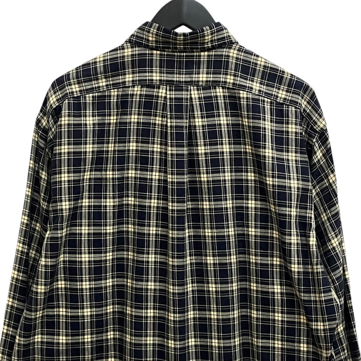 Ralph Lauren ブラックリネン グラフチェックシャツ　BLAKE POLO RALPH LAUREN(ポロラルフローレン) BLAKE 100％ COTTONチェック