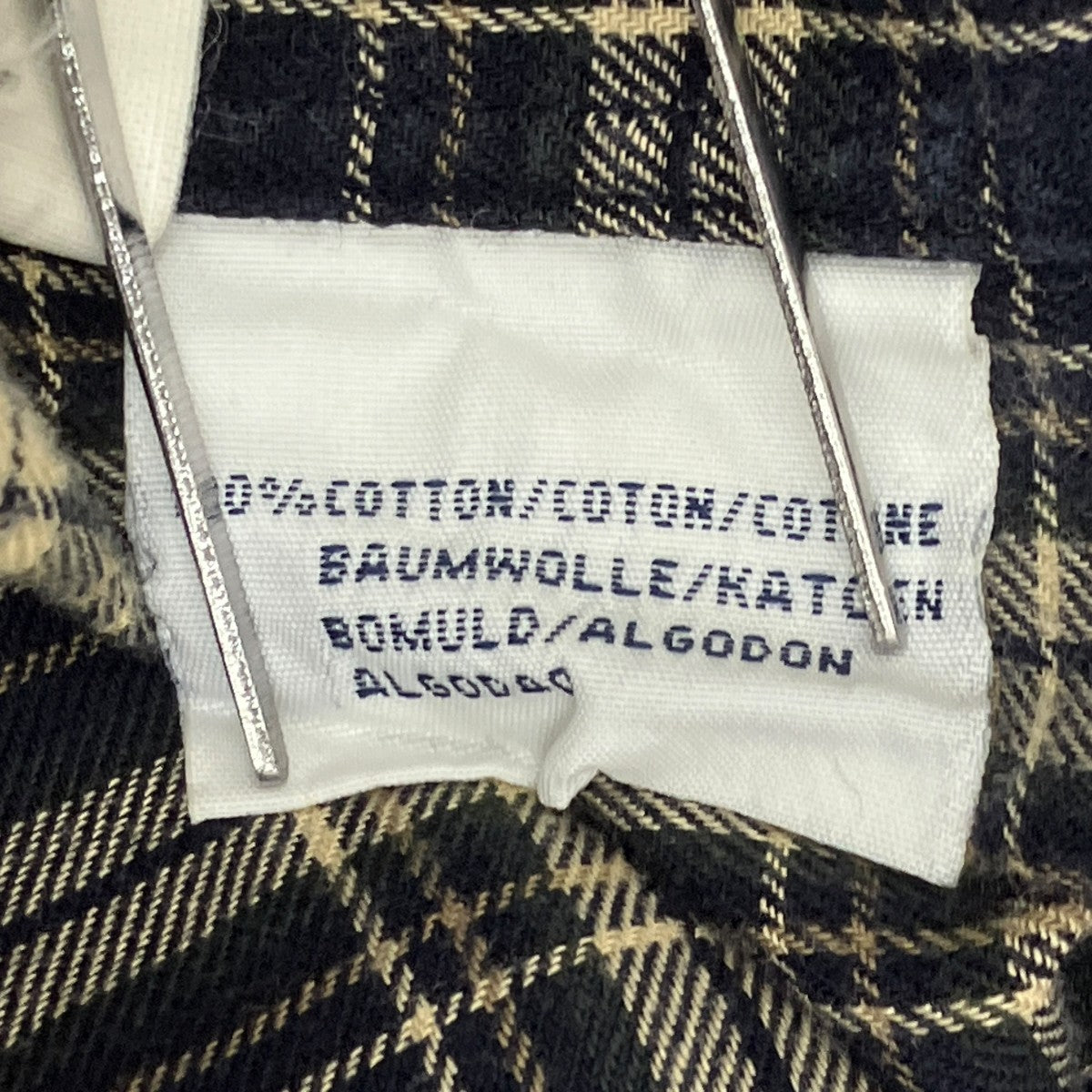 POLO RALPH LAUREN BLAKE 100％ COTTONチェックシャツ 古着・中古-7枚目のアイテム画像