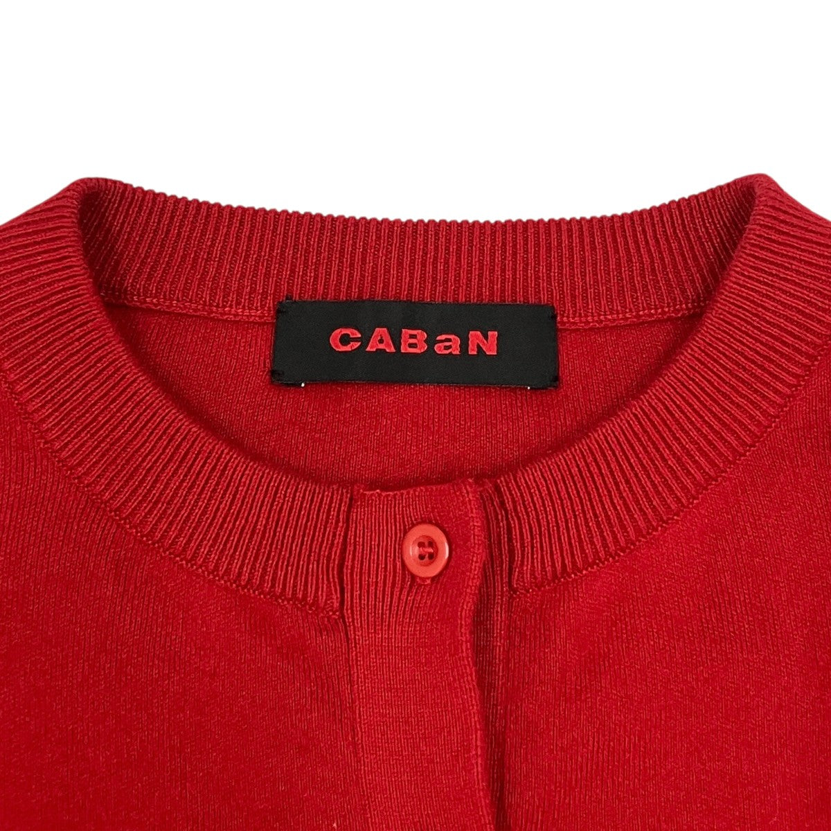 CABaN コットンカシミヤ クルーネックカーディガン39-02-54-02001 古着・中古-5枚目のアイテム画像