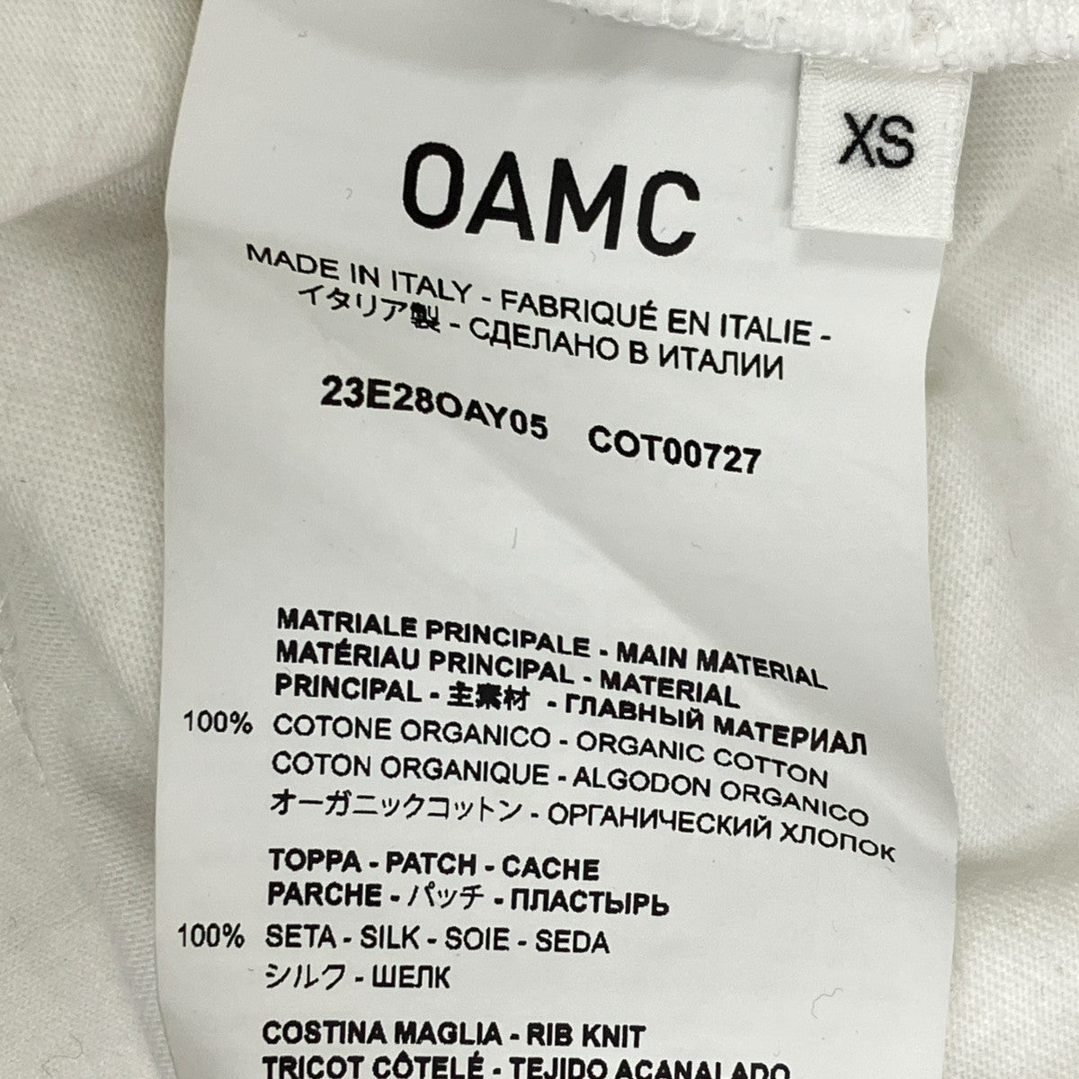 OAMC Tシャツ23E28OAY05 古着・中古-7枚目のアイテム画像