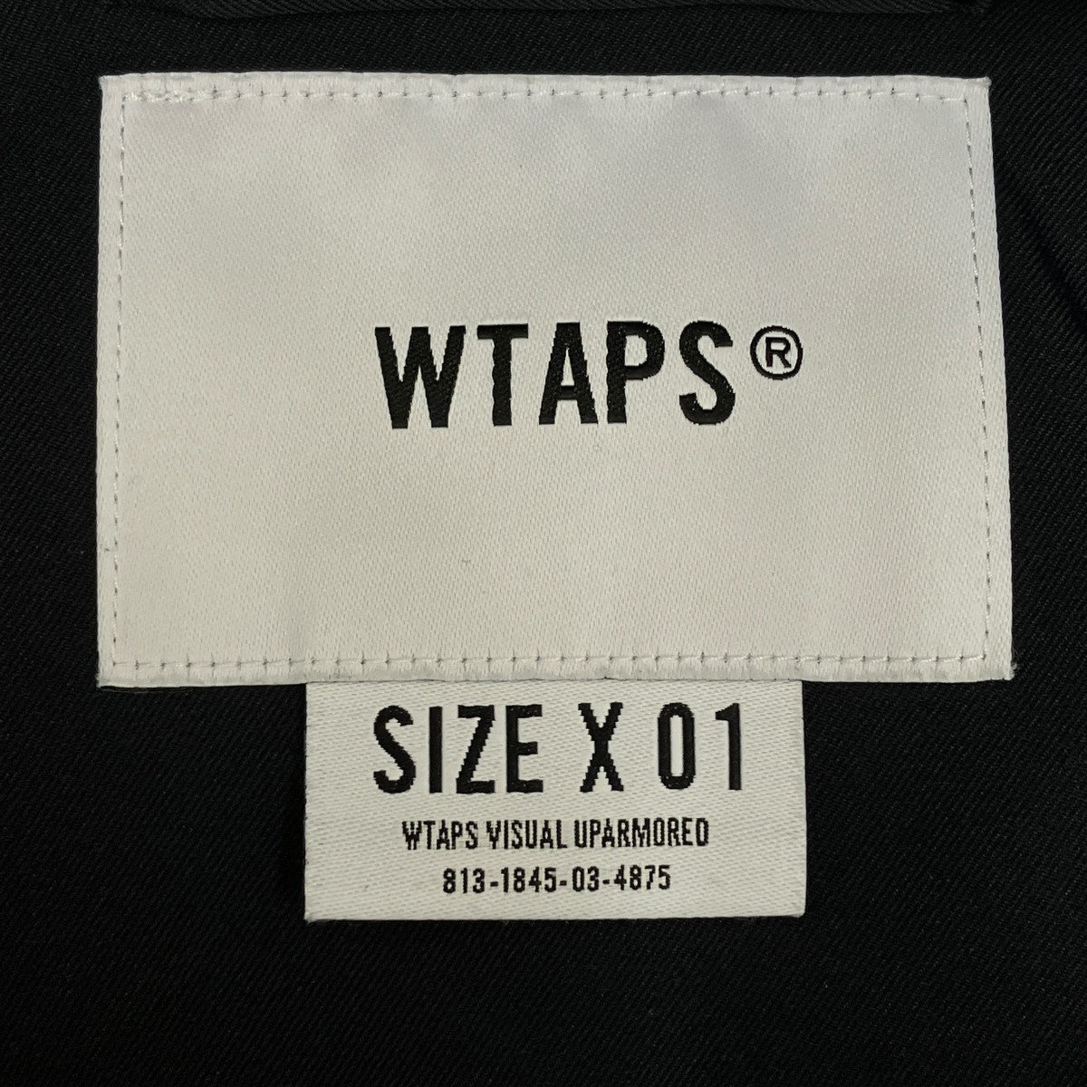 WTAPS COURT JACKET POLY． TWILL． DOT SIGHTプルオーバーブラウス232TQDT-JKM02 古着・中古-6枚目のアイテム画像