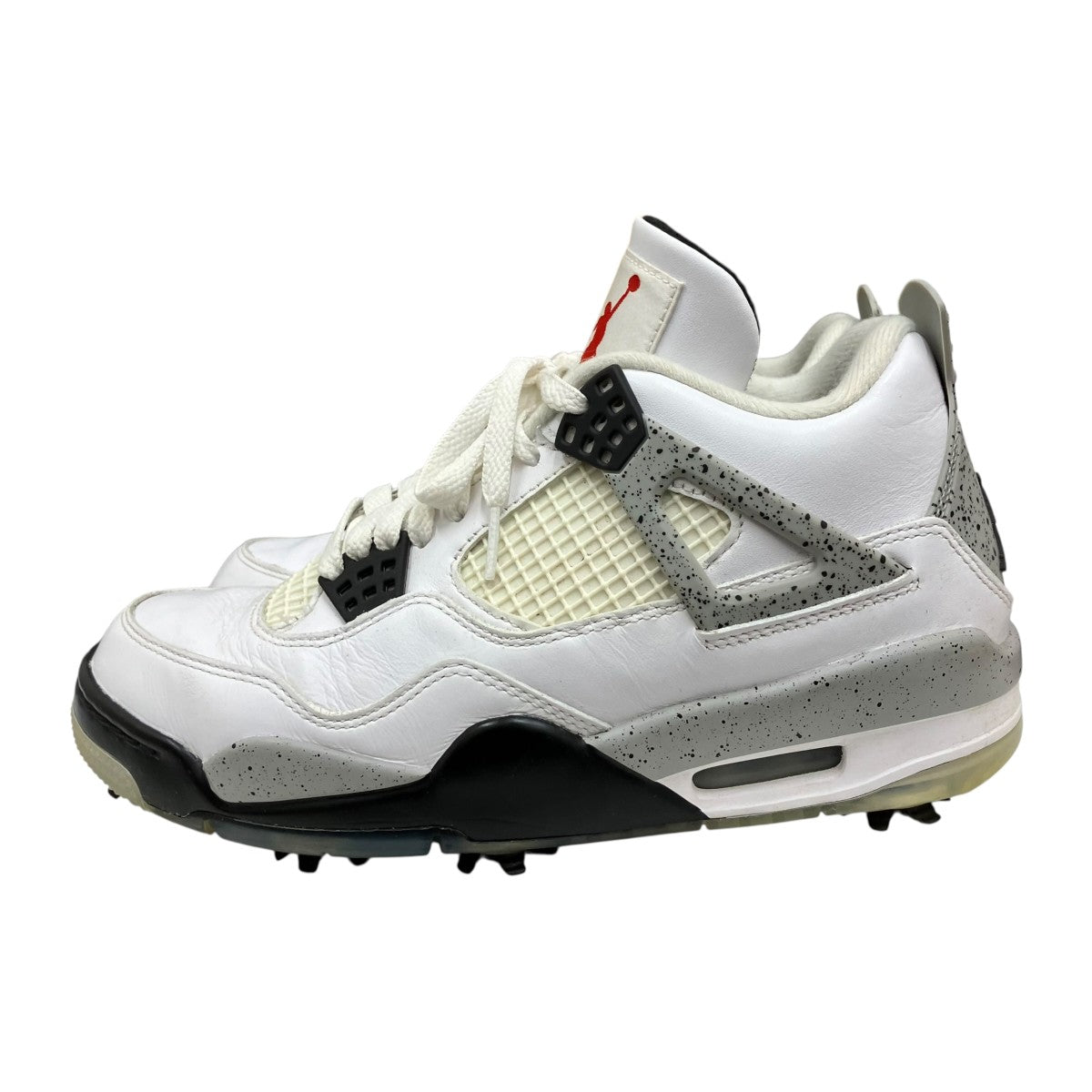 NIKE GOLF AIR JORDAN 4 WHITE CEMENTスニーカーCU9981-100 古着・中古-3枚目のアイテム画像