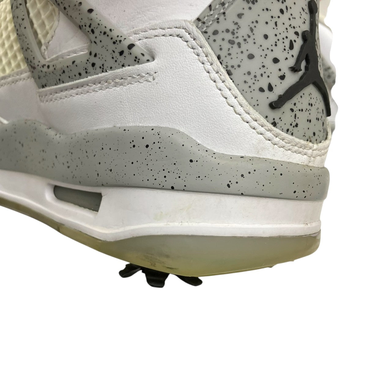 NIKE GOLF AIR JORDAN 4 WHITE CEMENTスニーカーCU9981-100 古着・中古-8枚目のアイテム画像