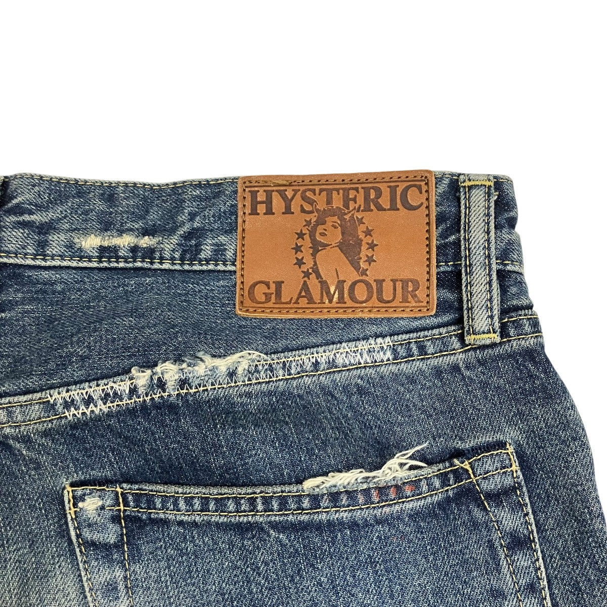 Hysteric Glamour(ヒステリックグラマー) スタッズダメージ加工デニム