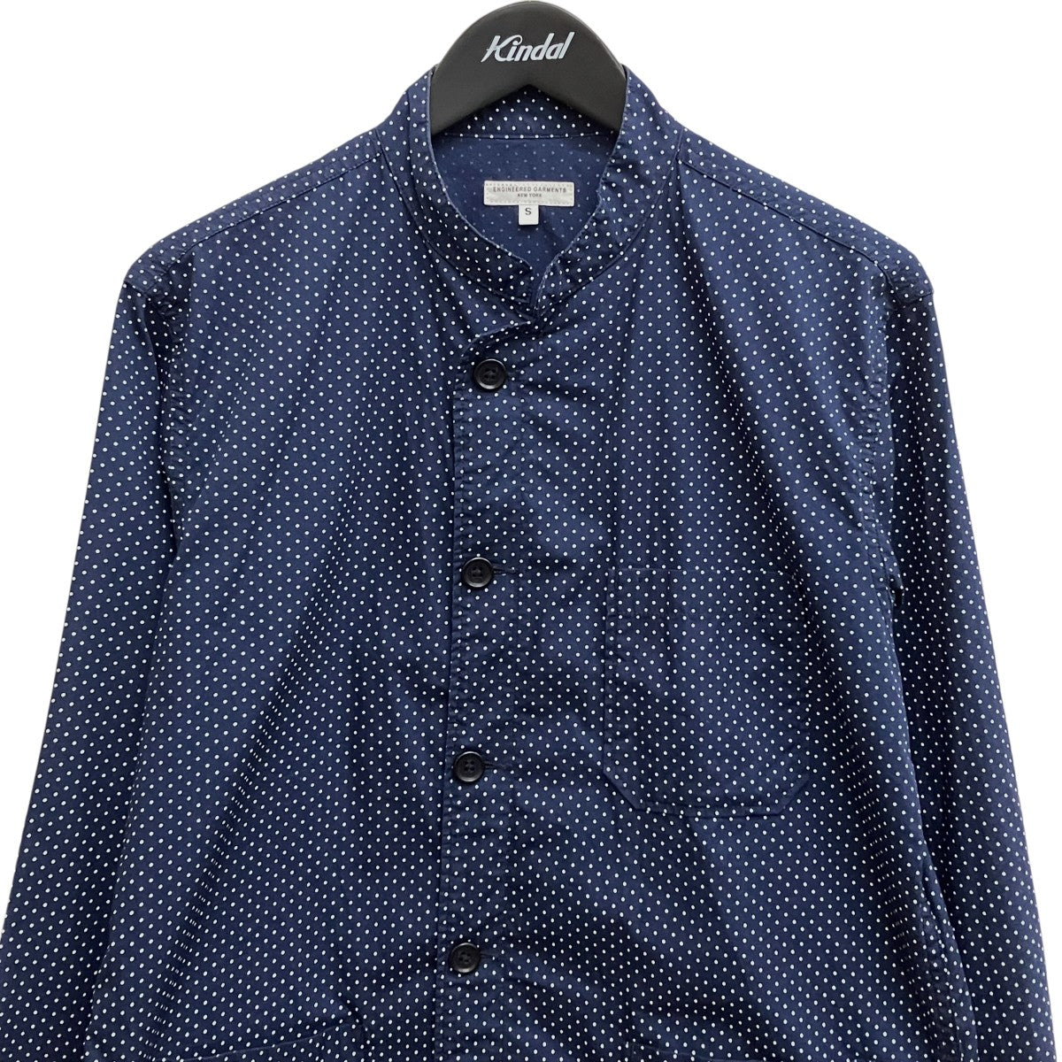 Engineered Garments ドット柄シャツジャケット 古着・中古-3枚目のアイテム画像