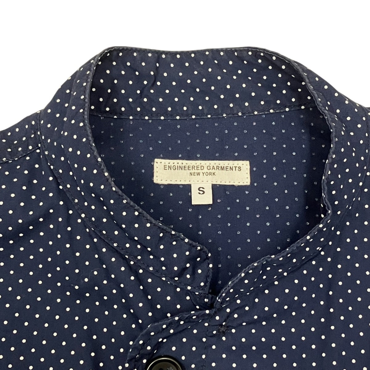 Engineered Garments ドット柄シャツジャケット 古着・中古-5枚目のアイテム画像