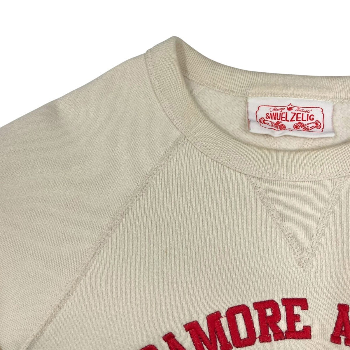 SAMUEL ZELIG(サミュエルゼリグ) VARSITY CREWNECKスウェット ベージュ