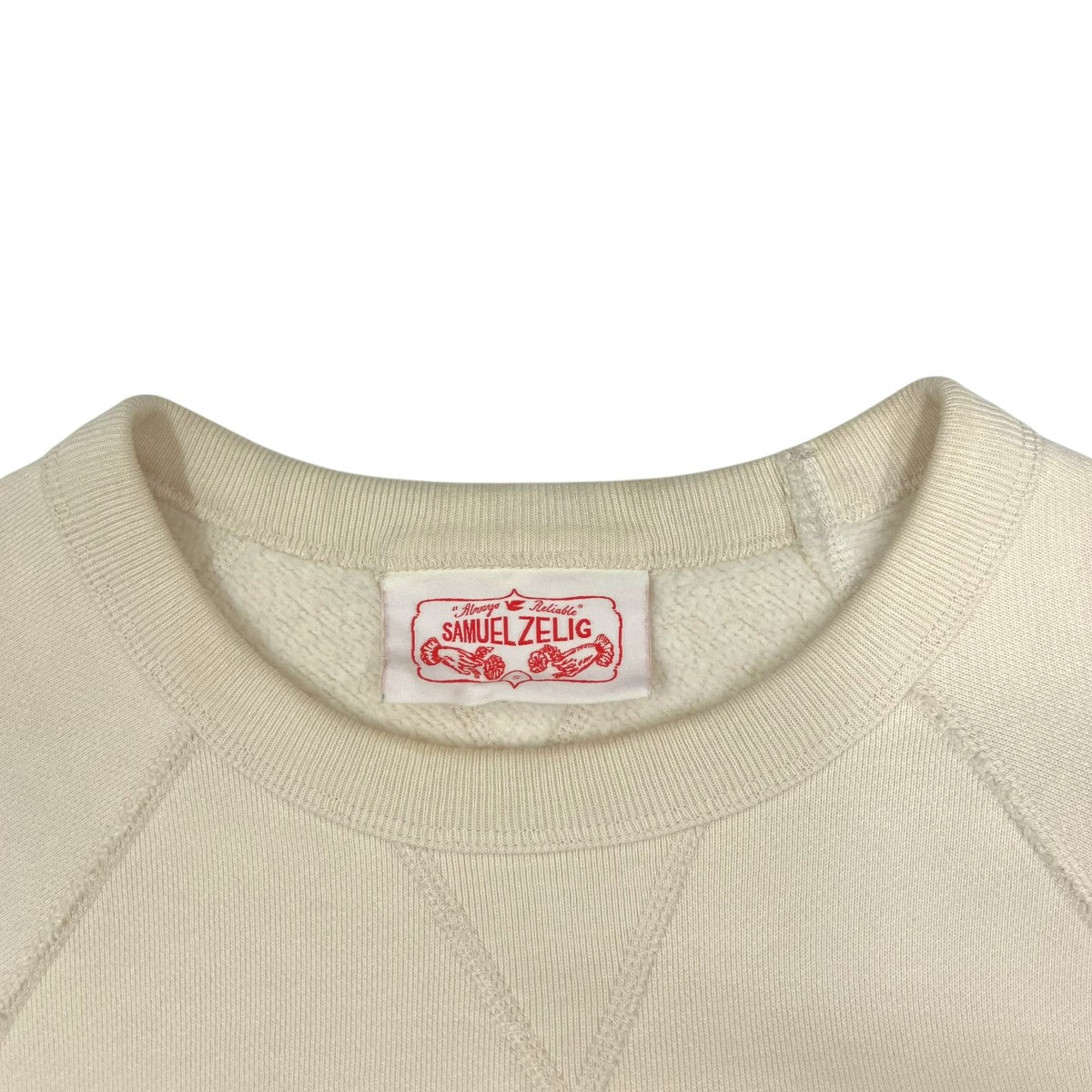 SAMUEL ZELIG(サミュエルゼリグ) VARSITY CREWNECKスウェット ベージュ