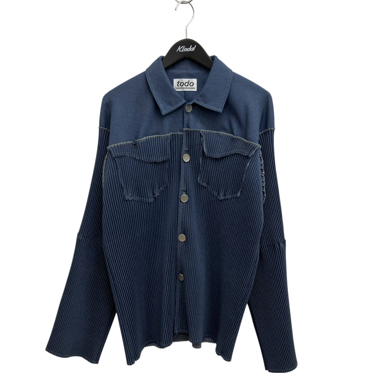 kotohayokozawa PLEAT SHIRT JACKETシャツジャケット 古着・中古-1枚目のアイテム画像