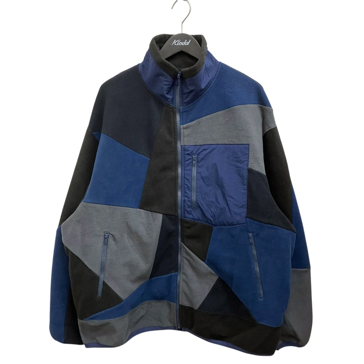 PATCHWORK FLEECE BLOUSONフリースジャケット
