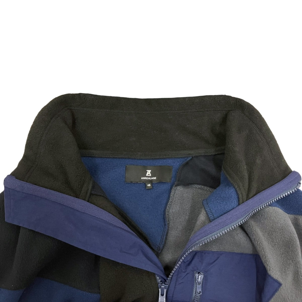 PATCHWORK FLEECE BLOUSONフリースジャケット