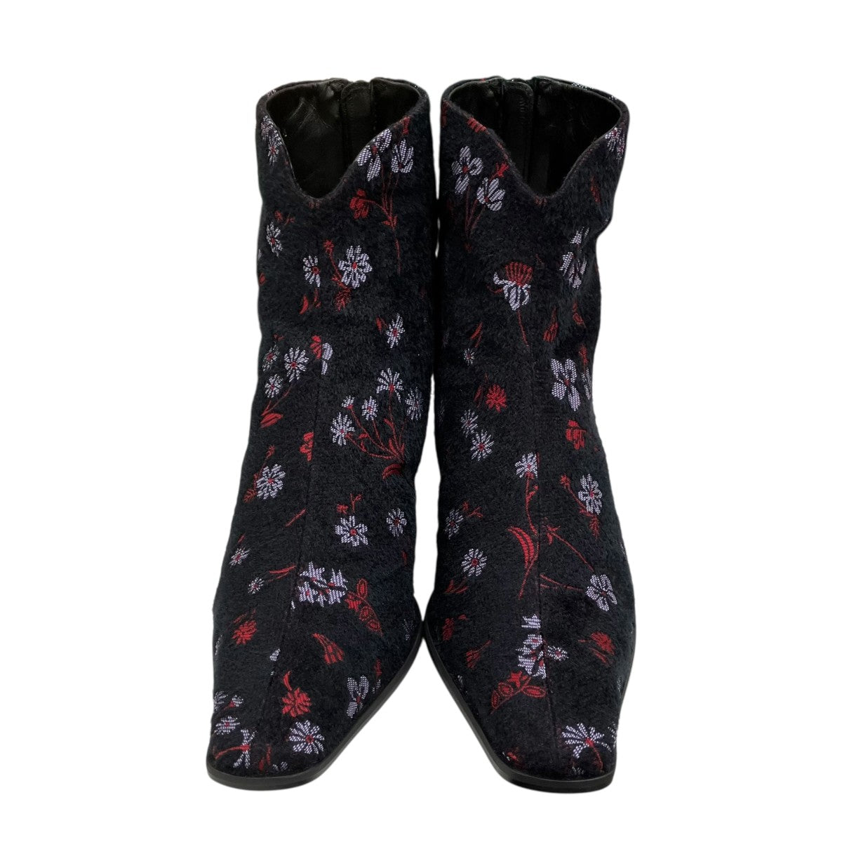 Floral Jacquard BootsショートブーツMM22PF