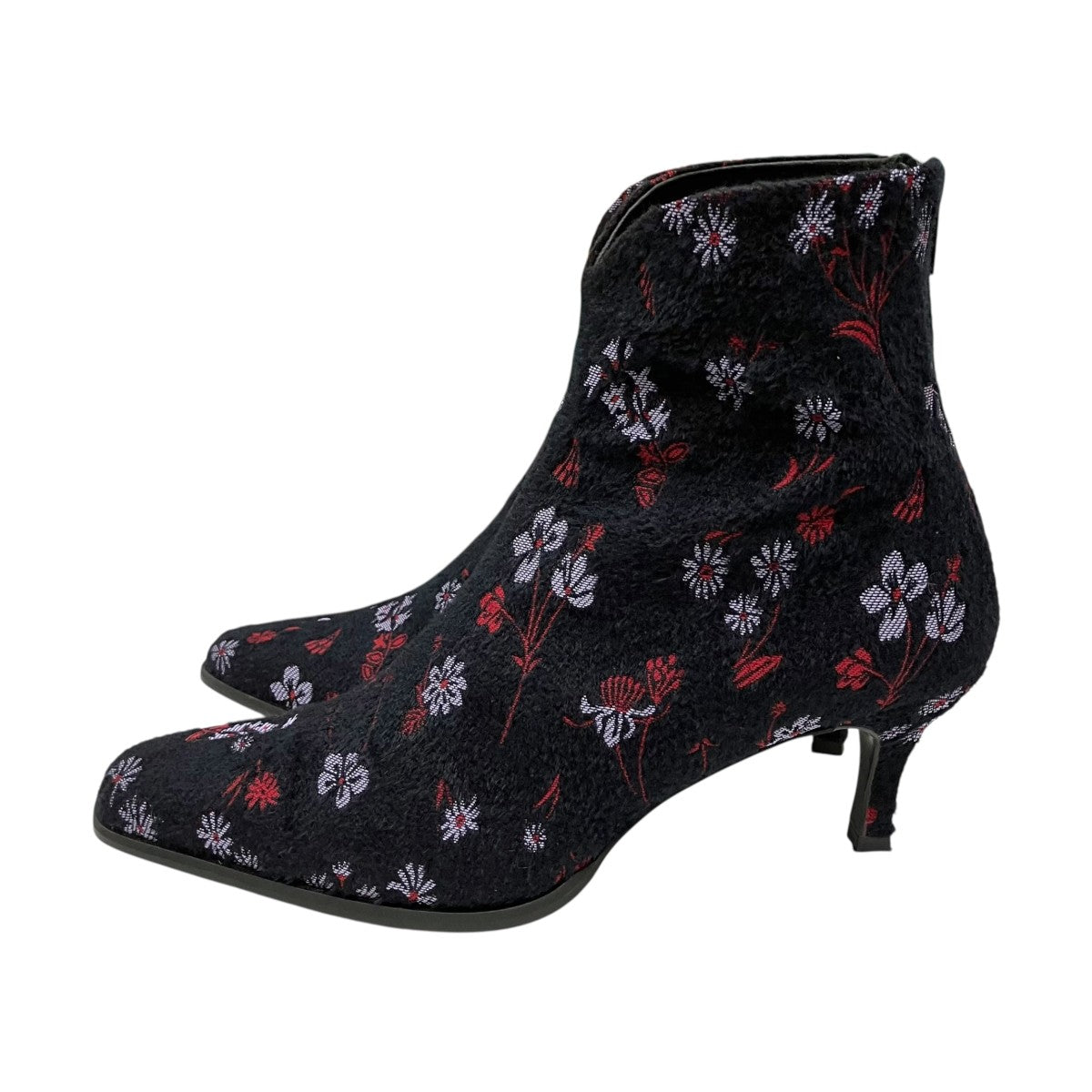 Floral Jacquard BootsショートブーツMM22PF
