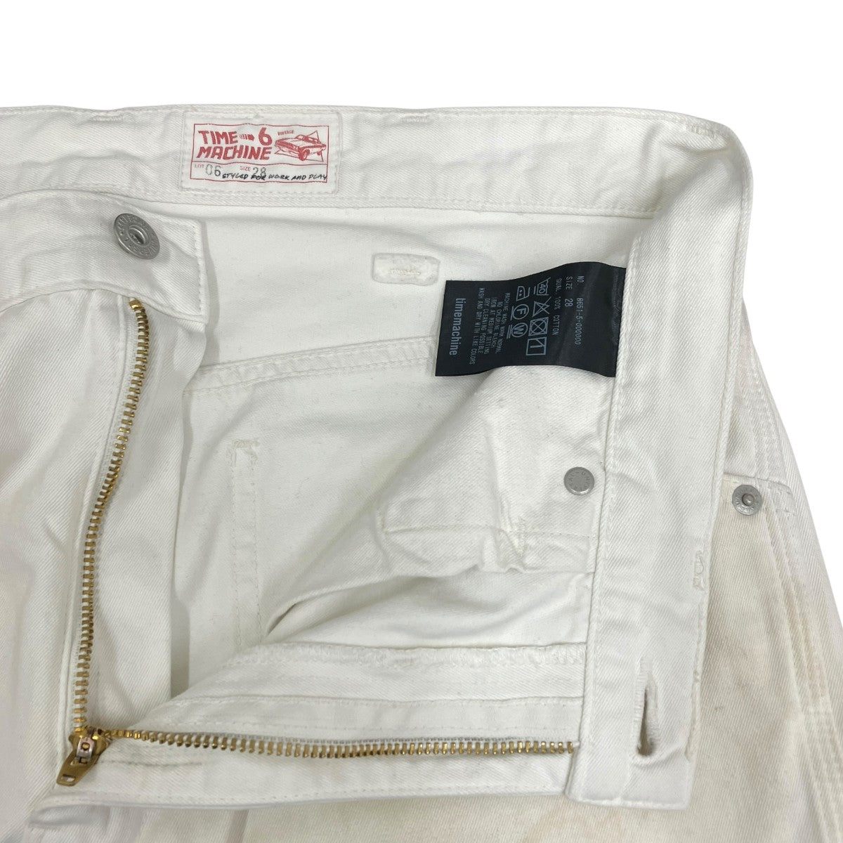 6(ROKU) BEAUTY＆YOUTH timemachine PAINT PAINTER PANTSデニムパンツ8651-5-000000 古着・中古-5枚目のアイテム画像