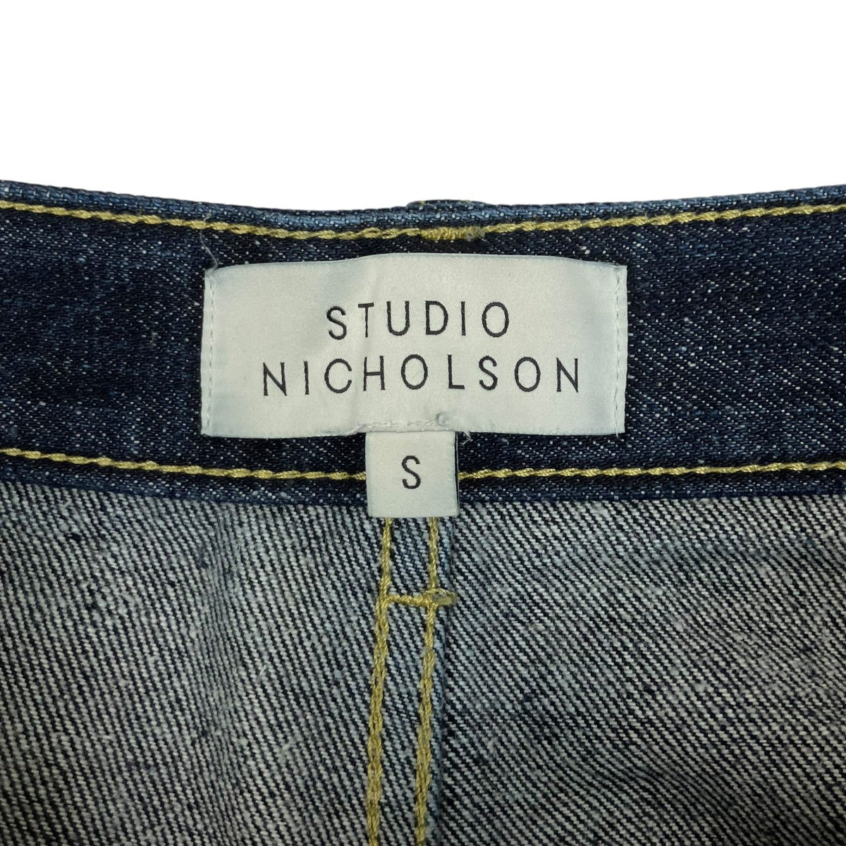 STUDIO NICHOLSON SELVEDGE DENIMデニムパンツSNM-029 古着・中古-7枚目のアイテム画像