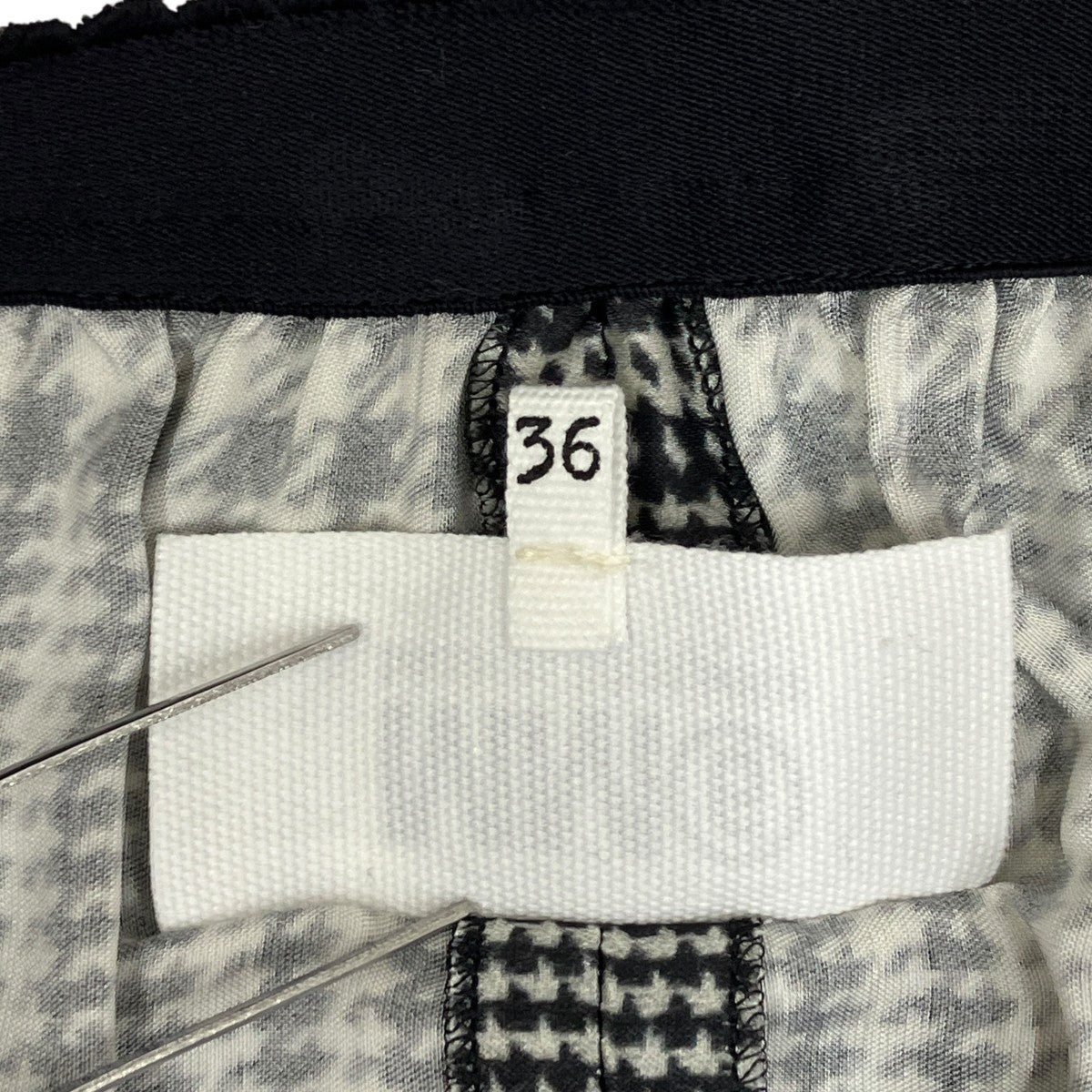 MM6 Maison Margiela グレンチェック ロングスカートスカートS52MA0131 古着・中古-7枚目のアイテム画像