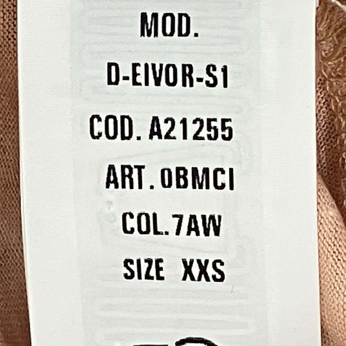 DIESEL D-EIVOR-S1ワンピースA21255 古着・中古-7枚目のアイテム画像