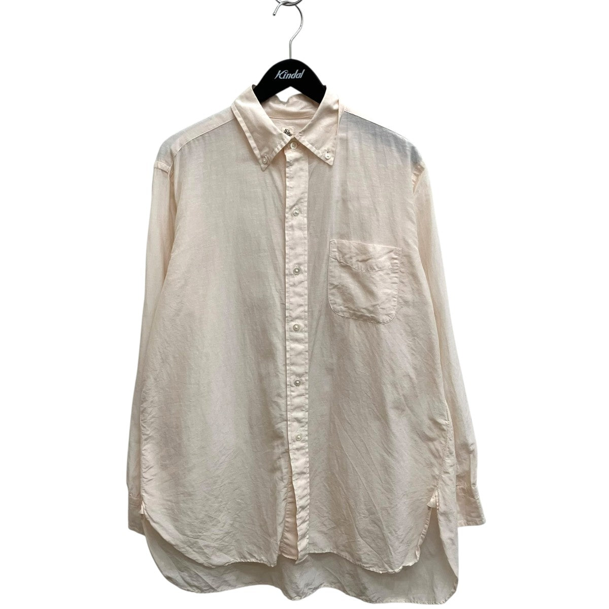 KAPTAIN SUNSHINE Polocollar Shirt長袖シャツKS21SSH07 古着・中古-1枚目のアイテム画像