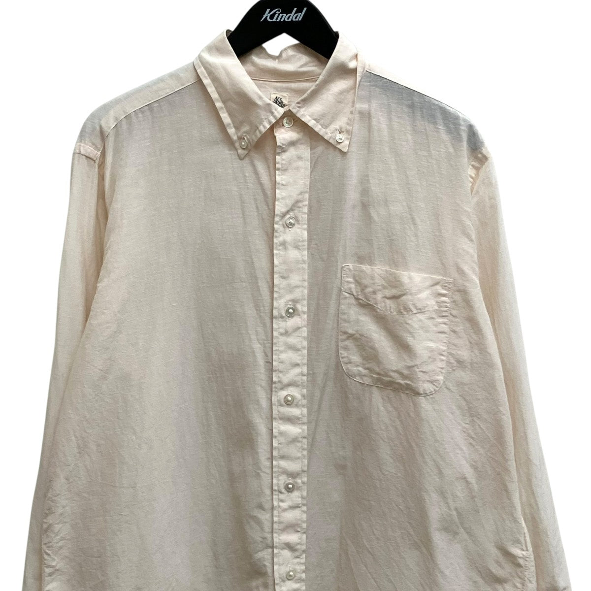KAPTAIN SUNSHINE Polocollar Shirt長袖シャツKS21SSH07 古着・中古-3枚目のアイテム画像