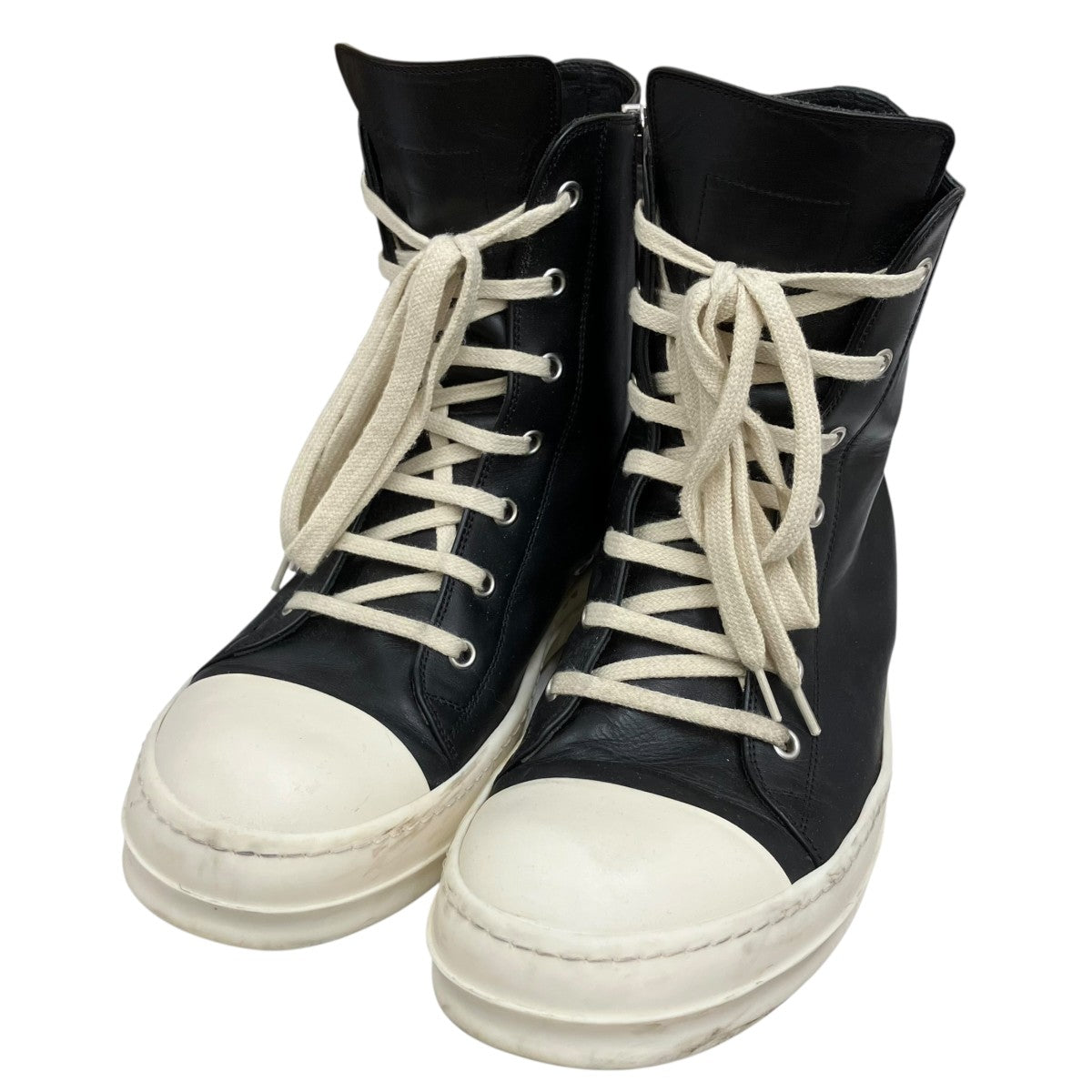RICK OWENS RAMONESハイカットスニーカー46357 古着・中古-1枚目のアイテム画像