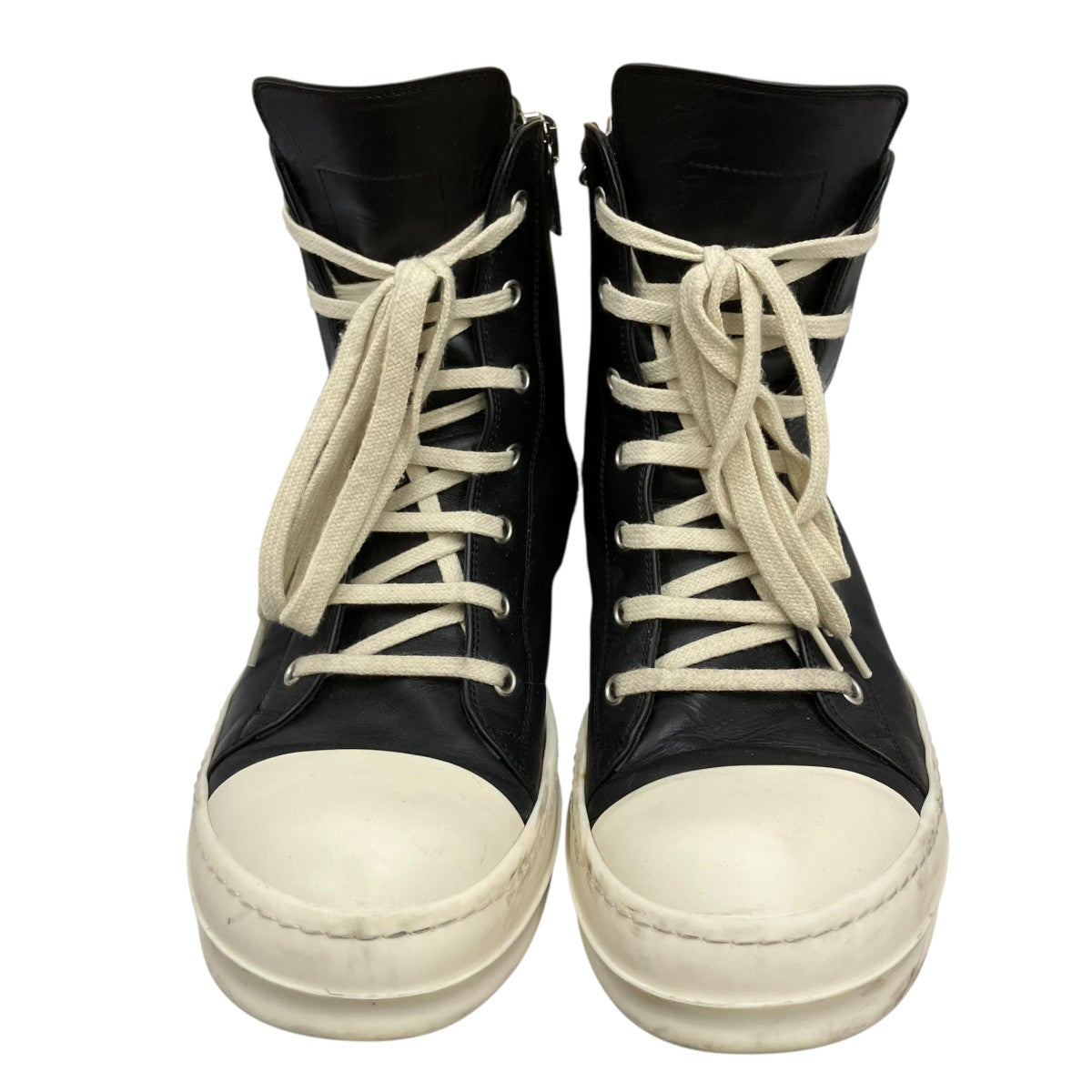 RICK OWENS RAMONESハイカットスニーカー46357 古着・中古-2枚目のアイテム画像