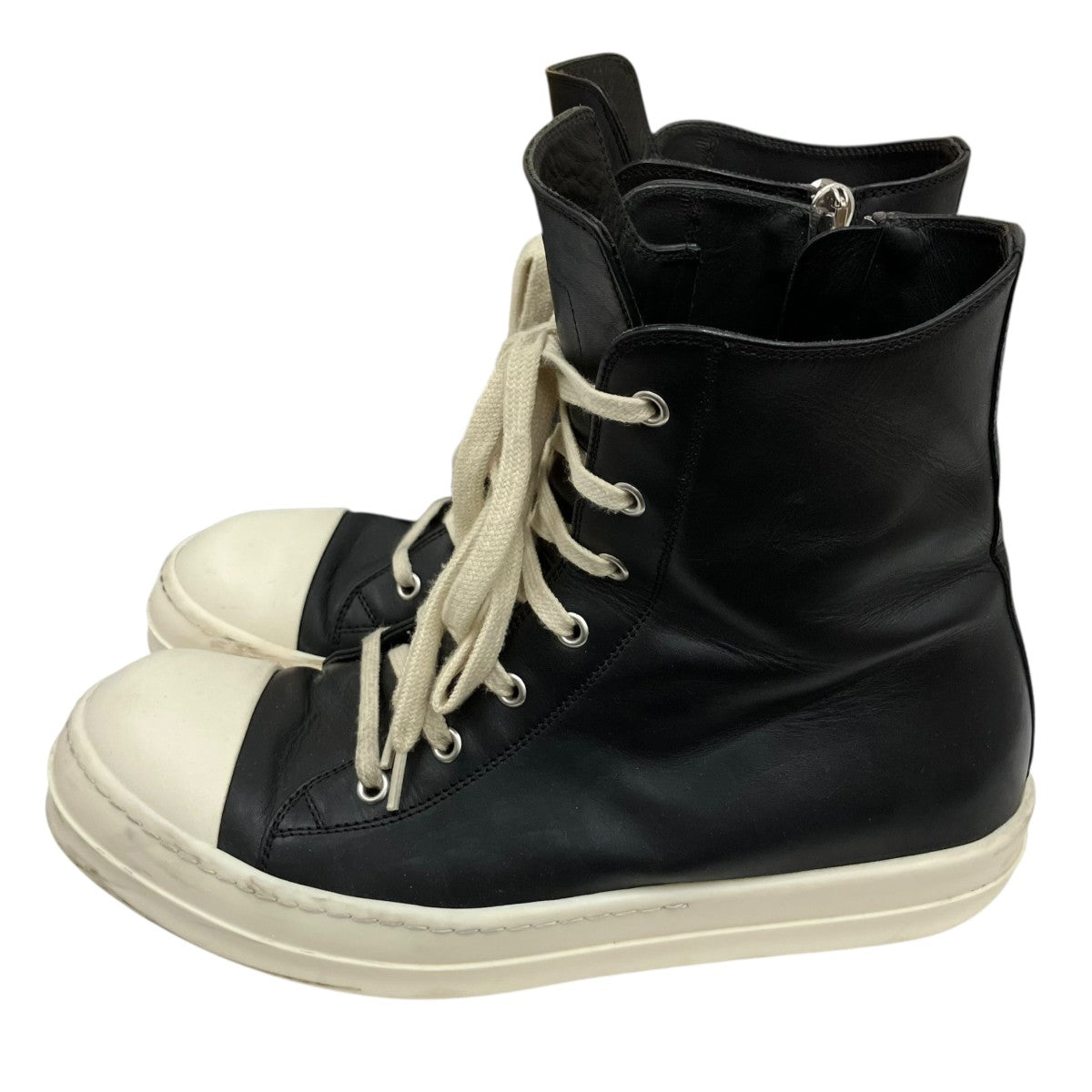 RICK OWENS RAMONESハイカットスニーカー46357 古着・中古-3枚目のアイテム画像