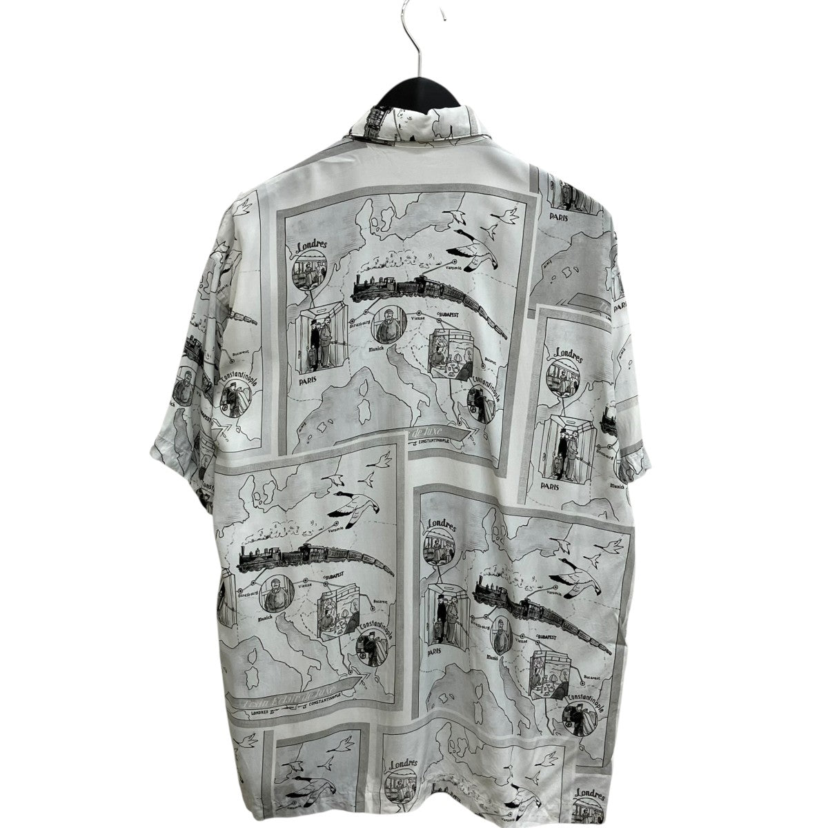 Porter Classic ALOHA SHIRT TRAIN オリエント急行アロハシャツ 古着・中古-2枚目のアイテム画像
