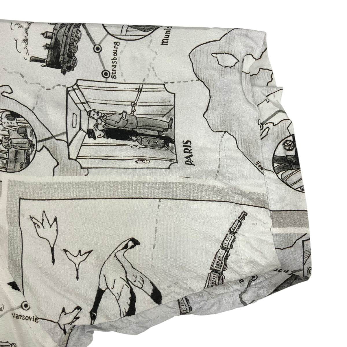 Porter Classic ALOHA SHIRT TRAIN オリエント急行アロハシャツ 古着・中古-6枚目のアイテム画像