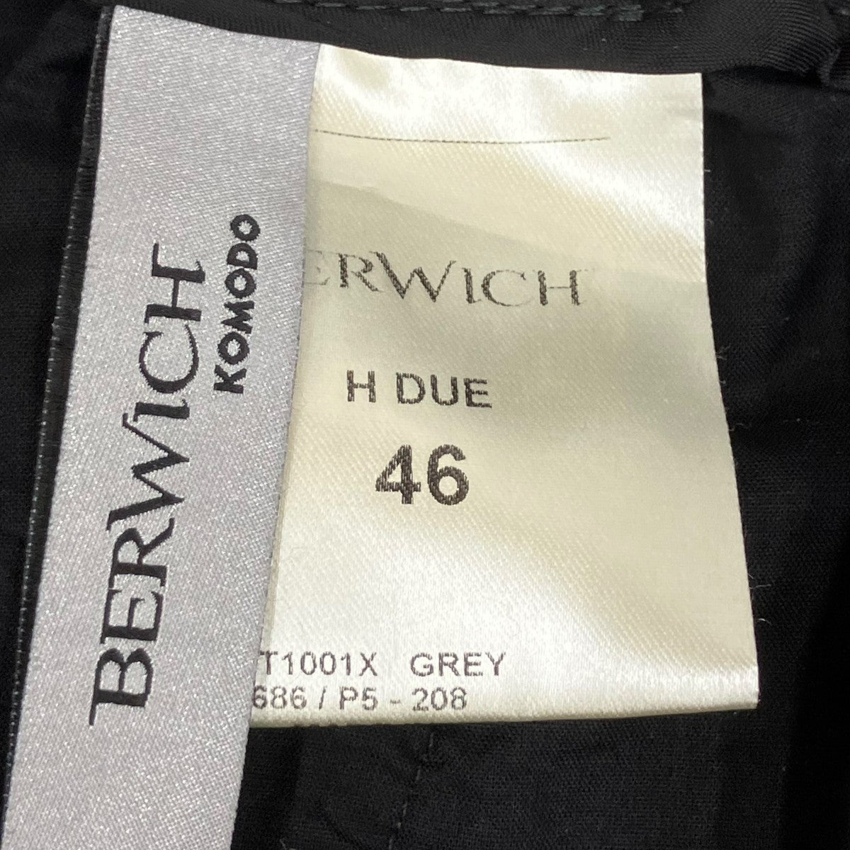 BERWICH スウェットパンツ 古着・中古-6枚目のアイテム画像