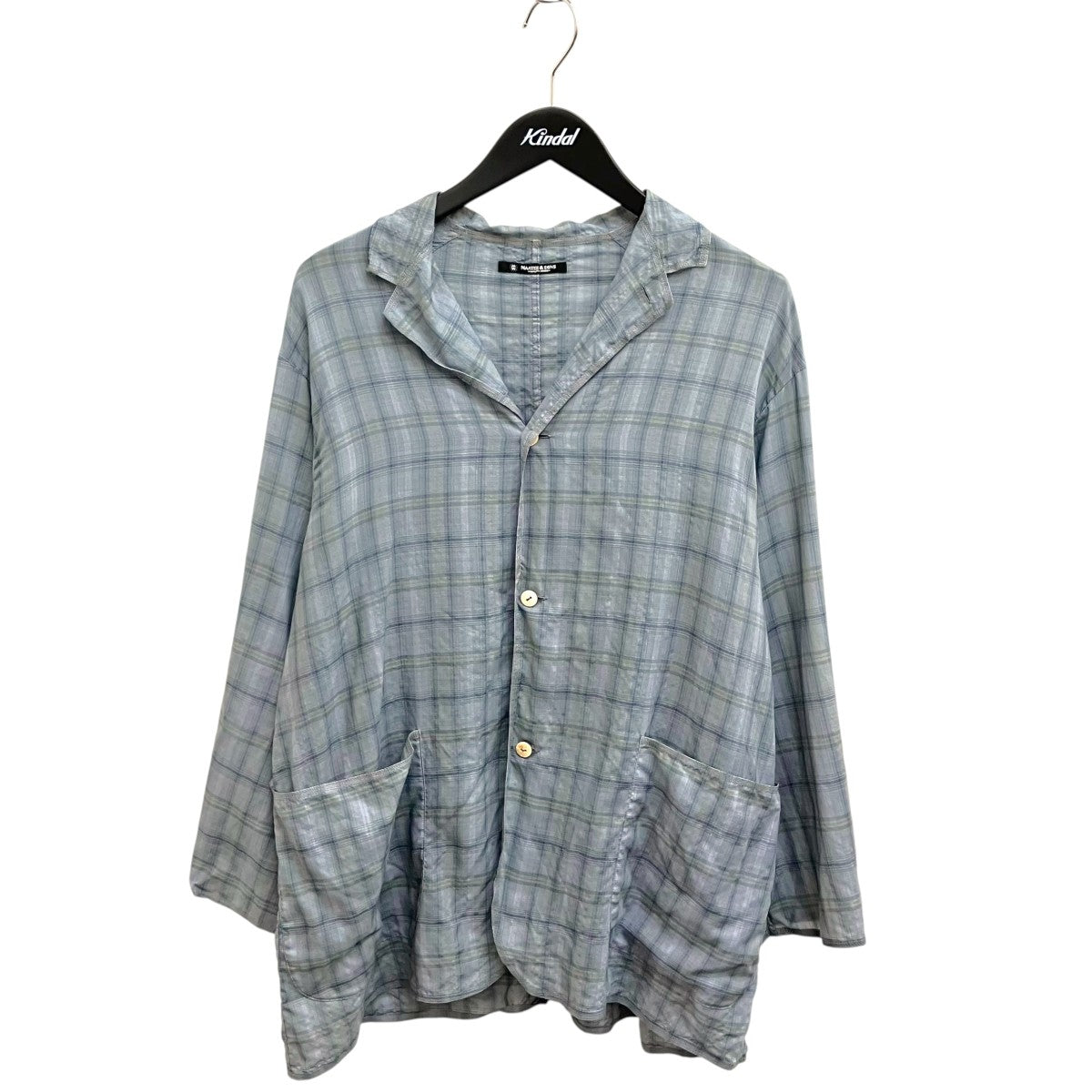 MAATEE＆SONS 25SS折って折ってshirts JACKETシャツジャケットMT5103-0009D 古着・中古-1枚目のアイテム画像
