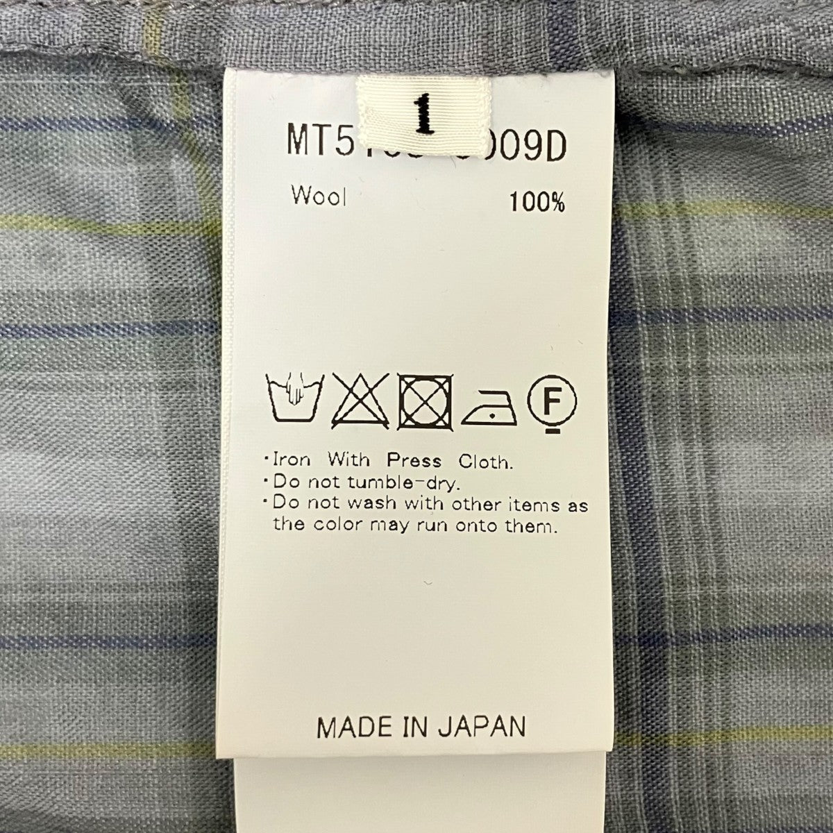 MAATEE＆SONS 25SS折って折ってshirts JACKETシャツジャケットMT5103-0009D 古着・中古-5枚目のアイテム画像
