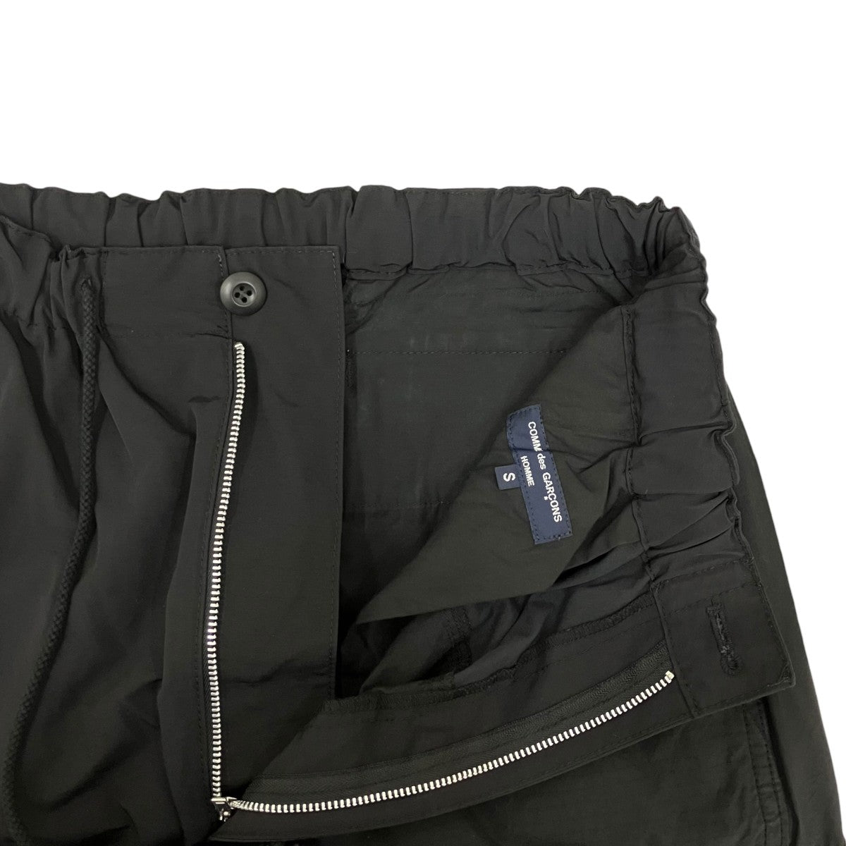 COMME des GARCONS HOMME 綿ナイロンクロス×多素材MIXカーゴパンツ HN-P010 古着・中古-7枚目のアイテム画像