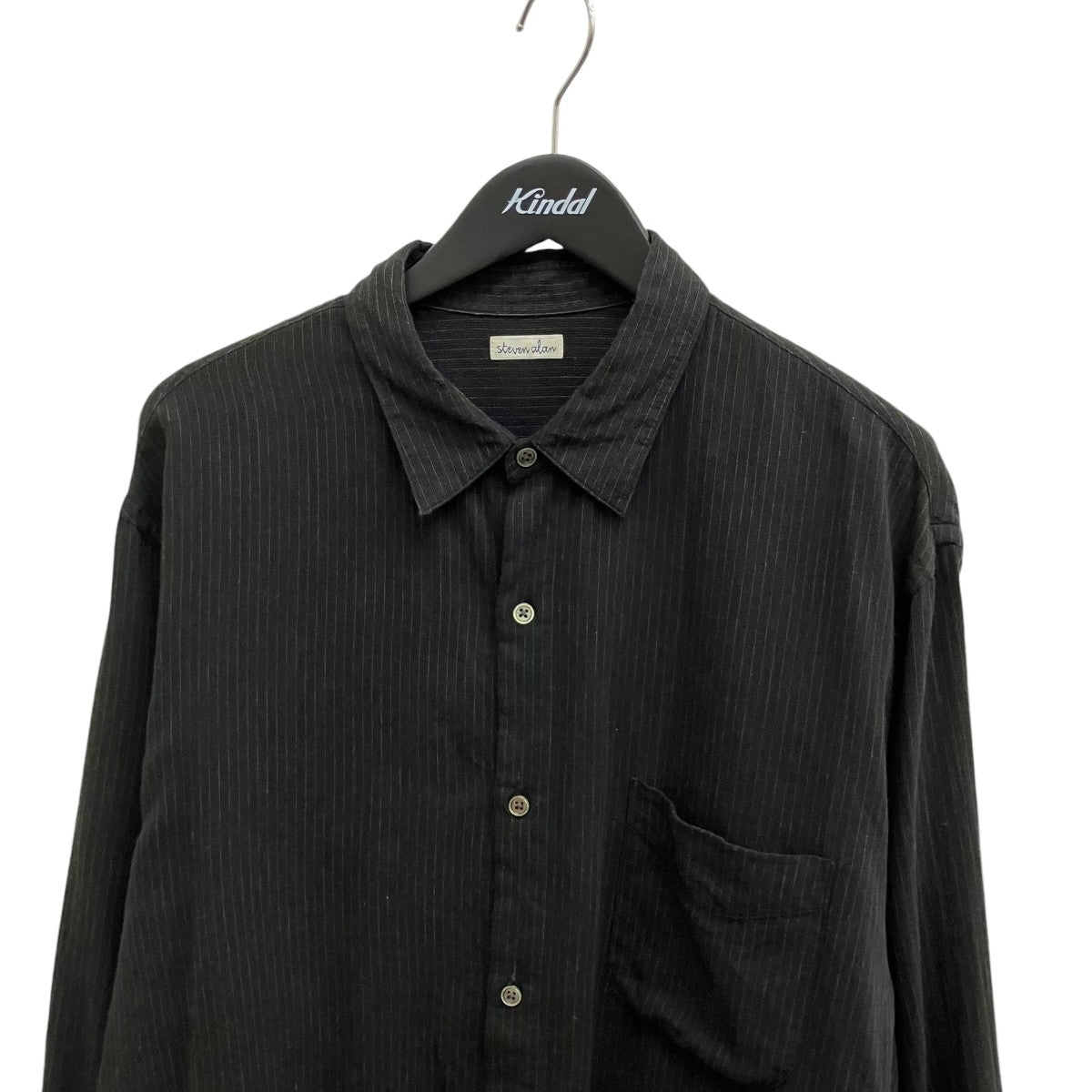 STEVEN ALAN ストライプ長袖シャツ8111-1-491071 古着・中古-3枚目のアイテム画像