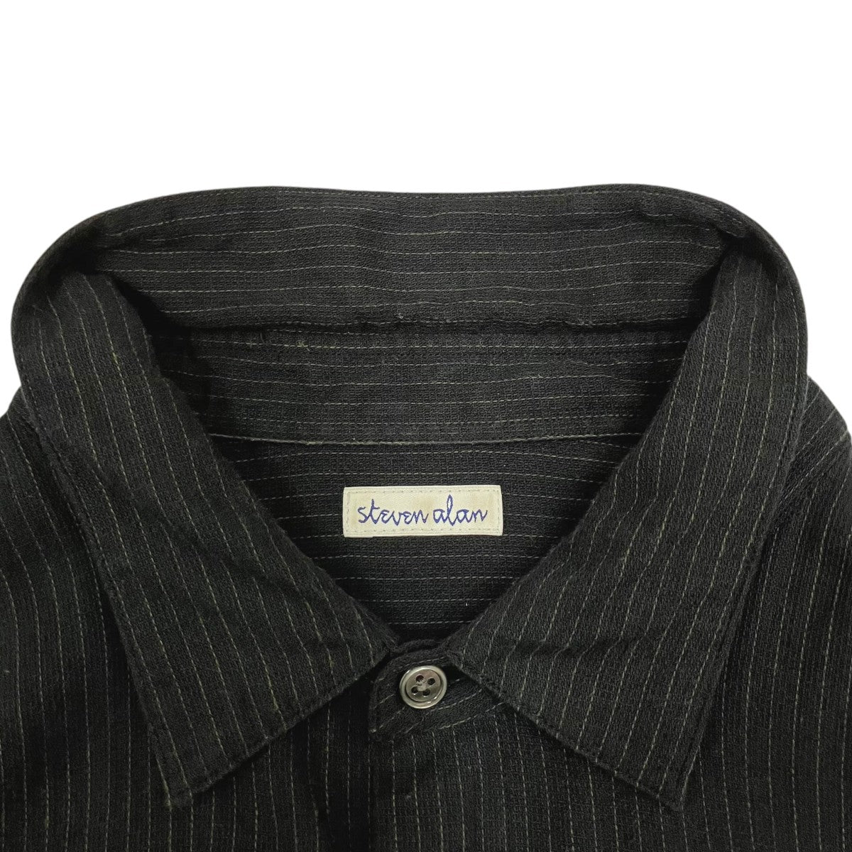 STEVEN ALAN ストライプ長袖シャツ8111-1-491071 古着・中古-5枚目のアイテム画像