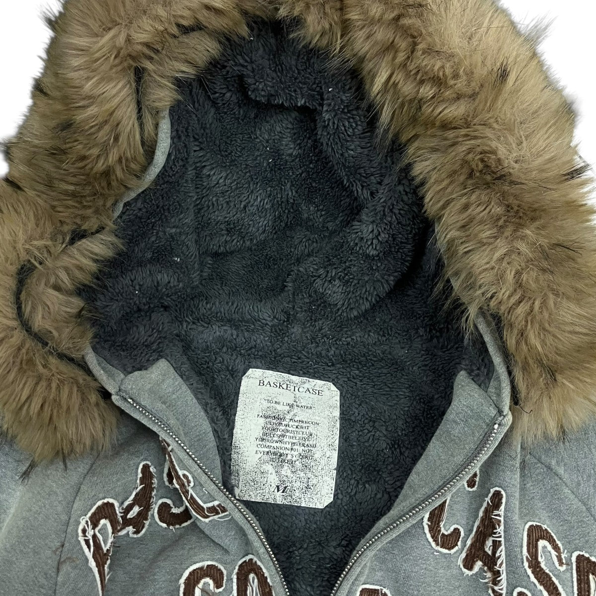 BC corp lined zip upジップパーカー