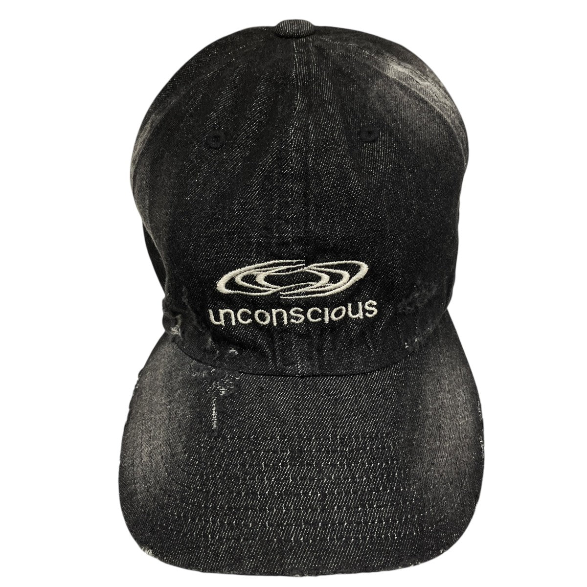 unconscious destroy denim capキャップ 古着・中古-2枚目のアイテム画像