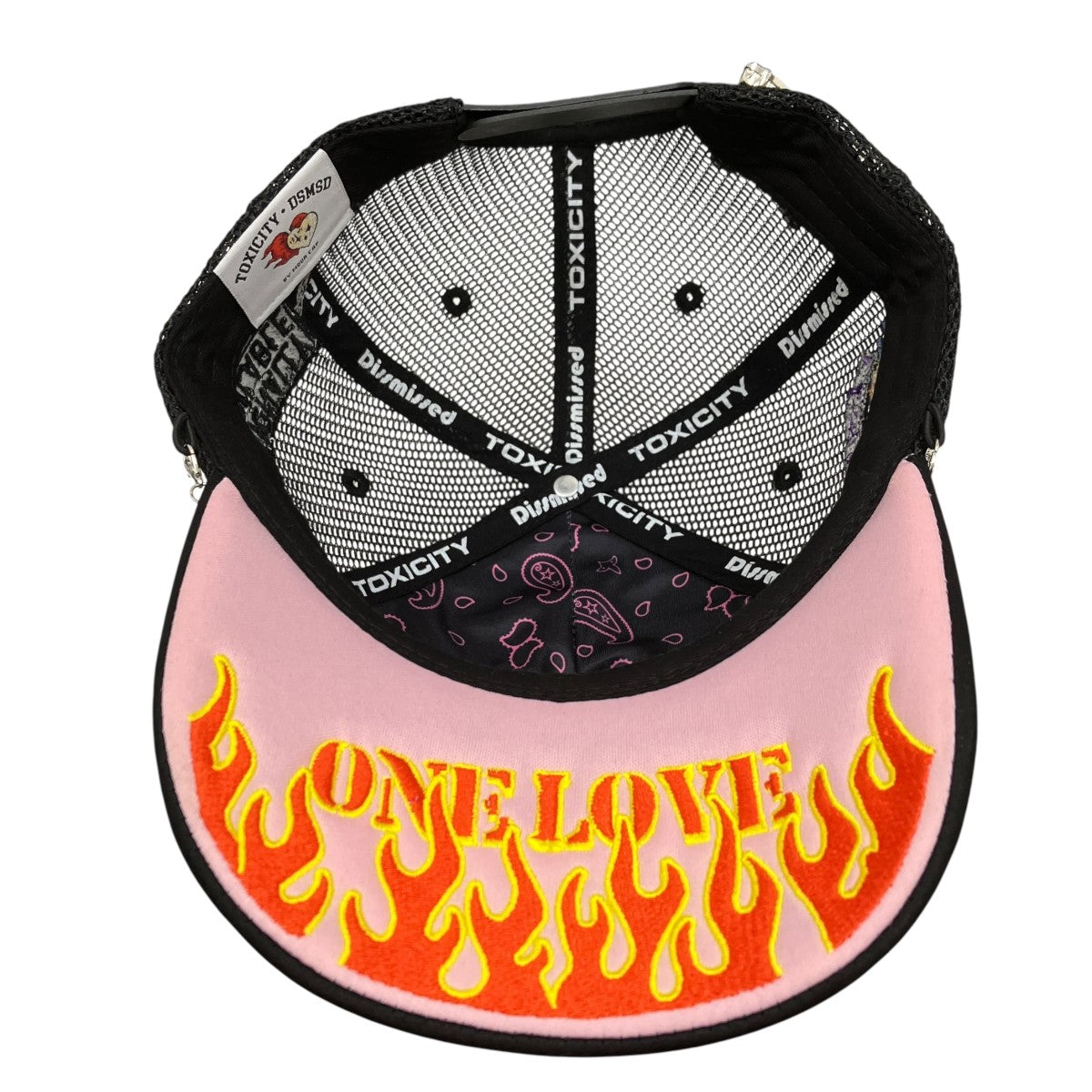 TOXICITY×DSMSD Trouble In Paradise Trucker Blackキャップ 古着・中古-5枚目のアイテム画像