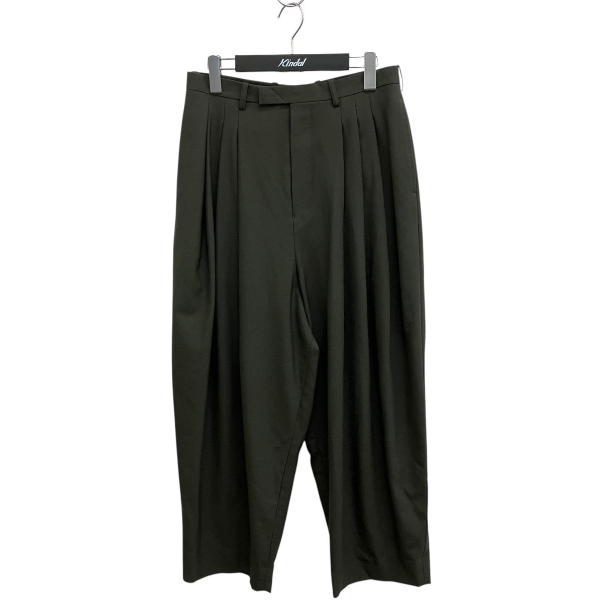 LAD MUSICIAN WOOL GABARDINE 3TUCK WIDEスラックス2119-552 古着・中古-1枚目のアイテム画像