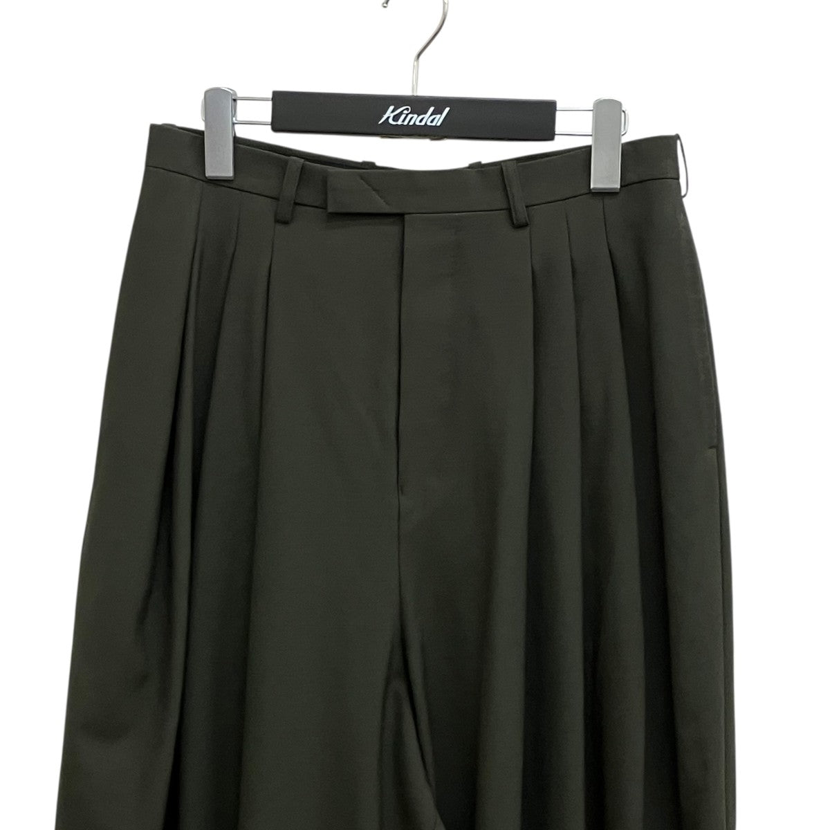 LAD MUSICIAN WOOL GABARDINE 3TUCK WIDEスラックス2119-552 古着・中古-3枚目のアイテム画像
