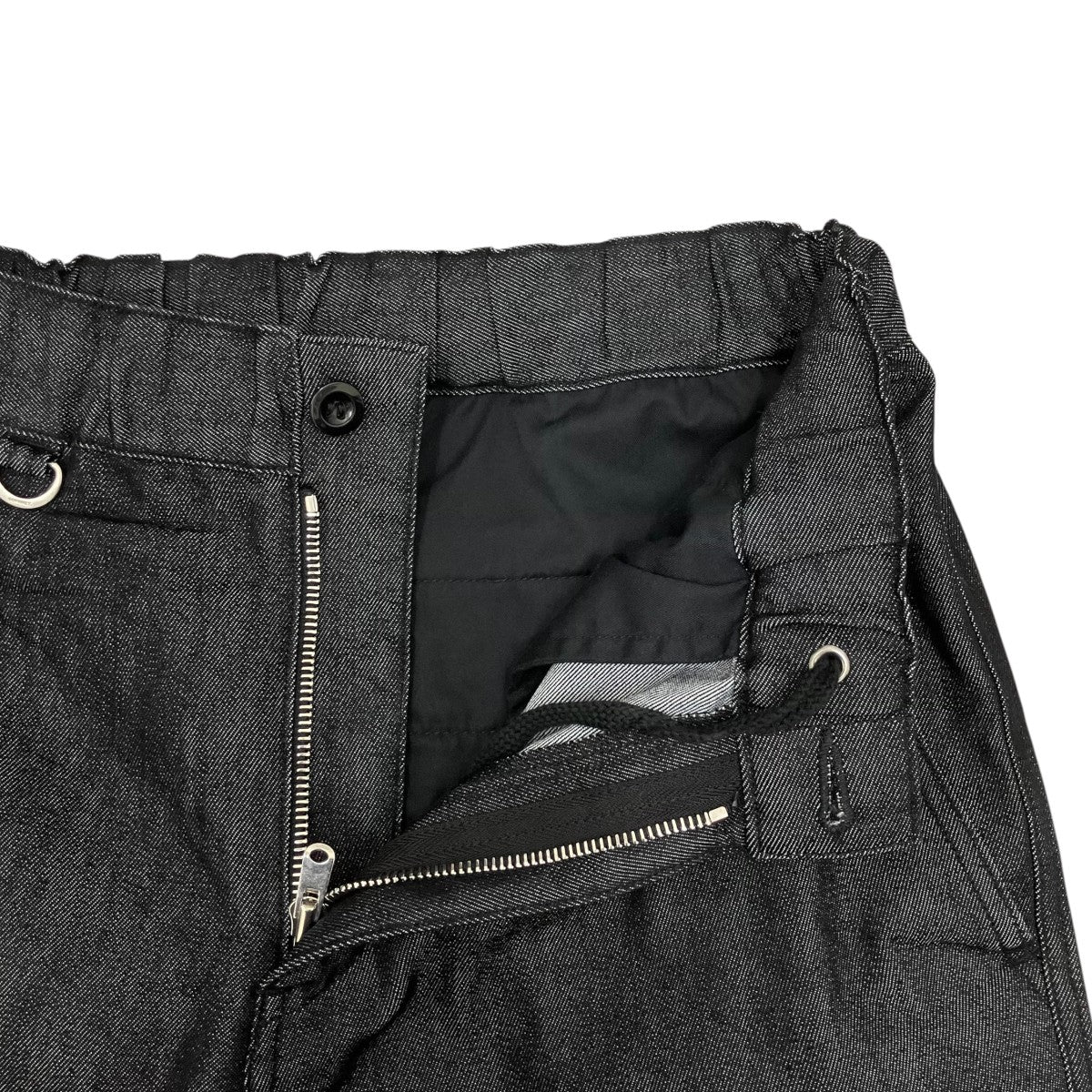 25SSSTRETCH DENIM SLIM FIT RIBBED PANTSデニムパンツSOPK-250035