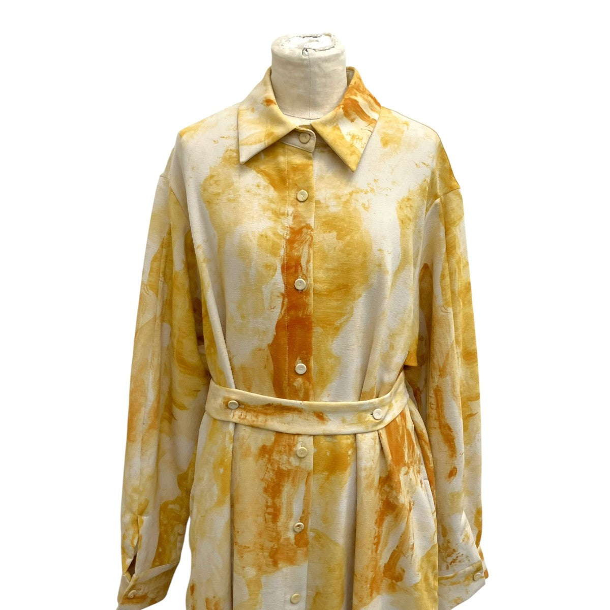 Rumche Earth Print Shirts DressシャツワンピースR23A10302 古着・中古-4枚目のアイテム画像