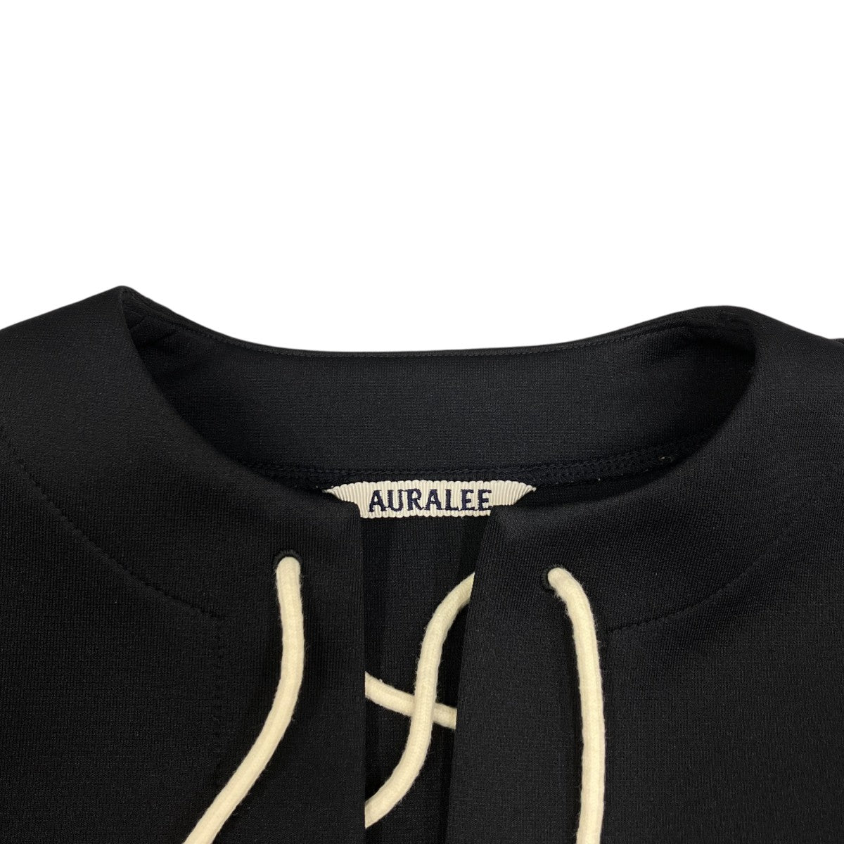 AURALEE WETSUIT JERSEY LACE UP TEE半袖カットソーA25SP02WJ 古着・中古-5枚目のアイテム画像