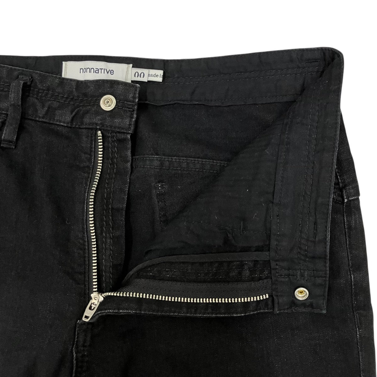 DWELLER 5P T-LEG JEANS 02 10oz DENIM STRETCHデニムパンツNN-P4654