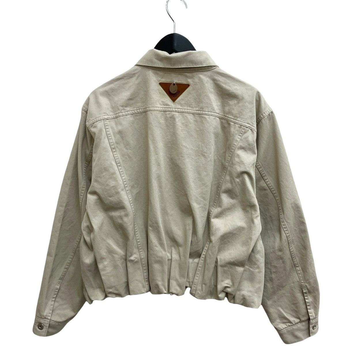 NAM ACCORDION JACKET KATSURAGI BEIGEジャケット 古着・中古-2枚目のアイテム画像